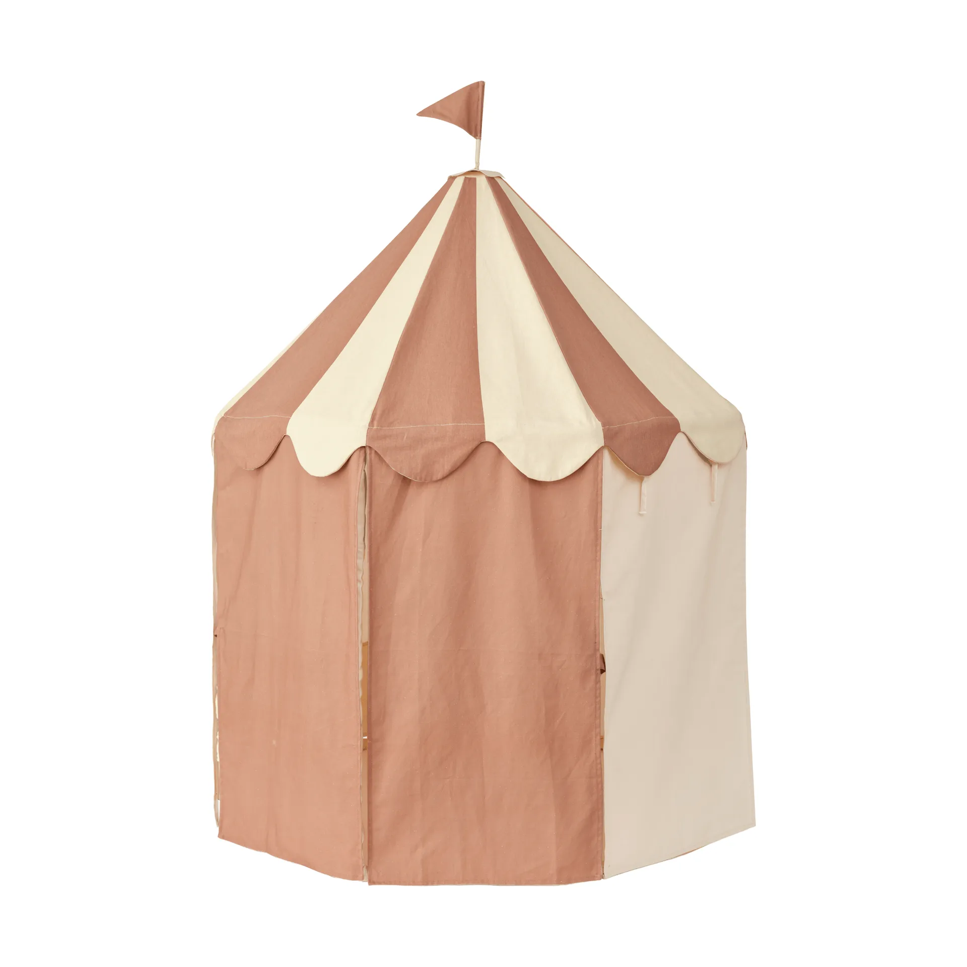Kid's Base circus tent, Stripe brown Kid's Concept