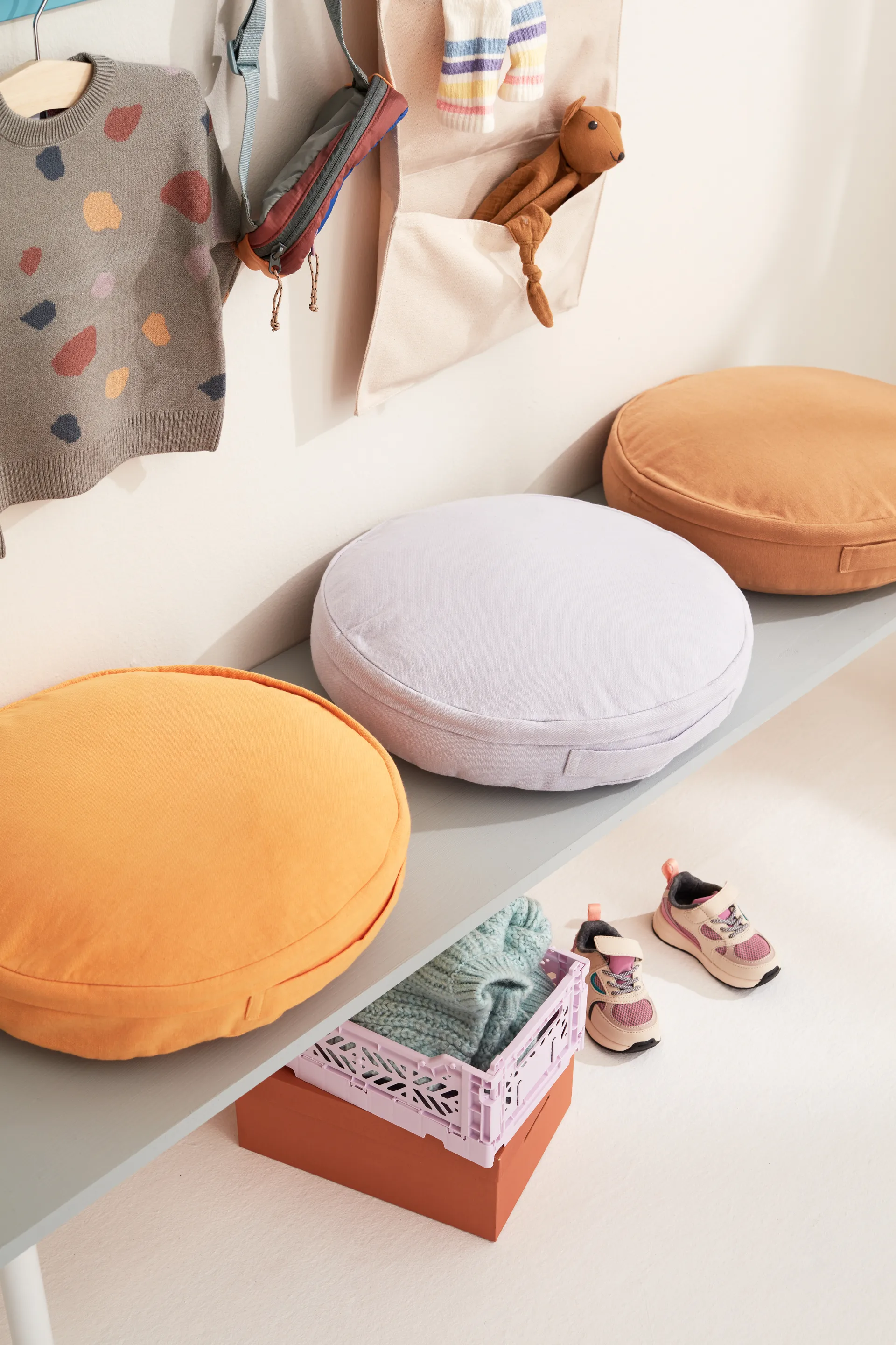 Kid's Base floor cushion 40x40 cm, Purple Kid's Concept