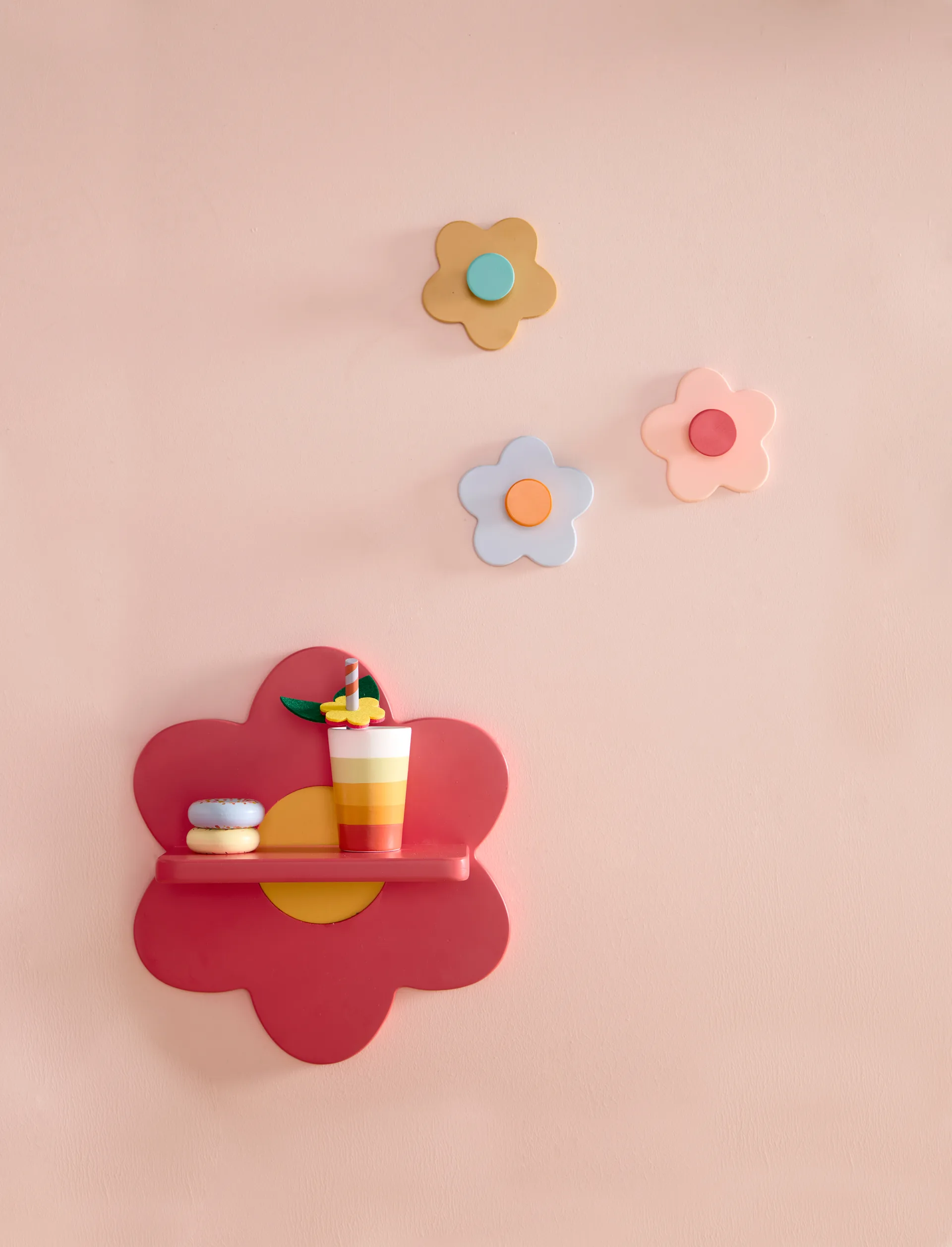 Kid's Base flower hook 3-piece, Multi Kid's Concept