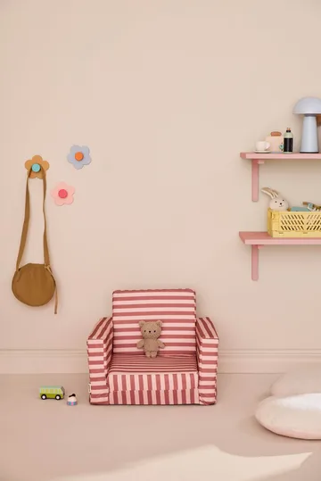 Kid's Base folding armchair - Brown-pink - Kid's Concept