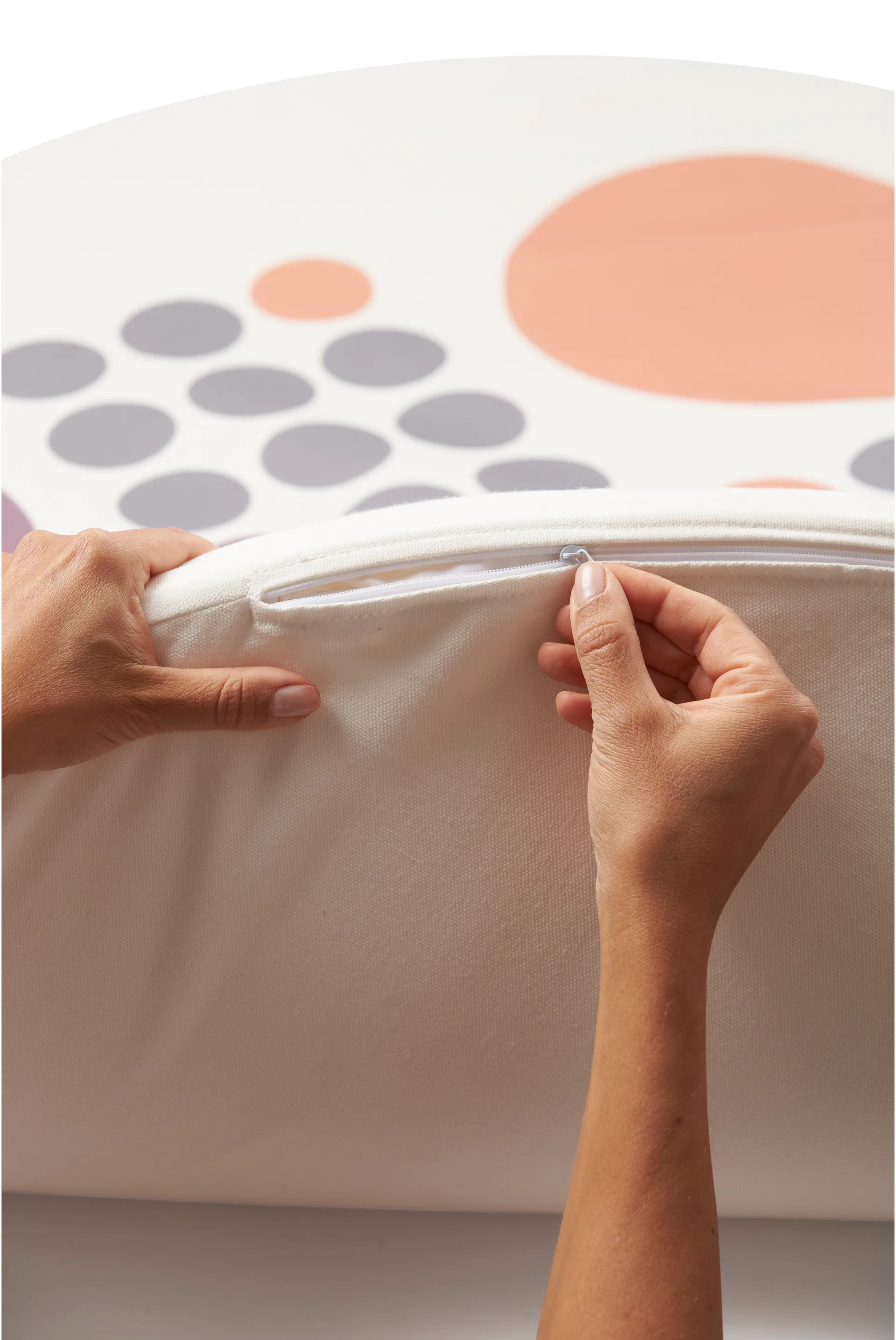 Kid's Base play mat Ludo Ø110 cm, White Kid's Concept