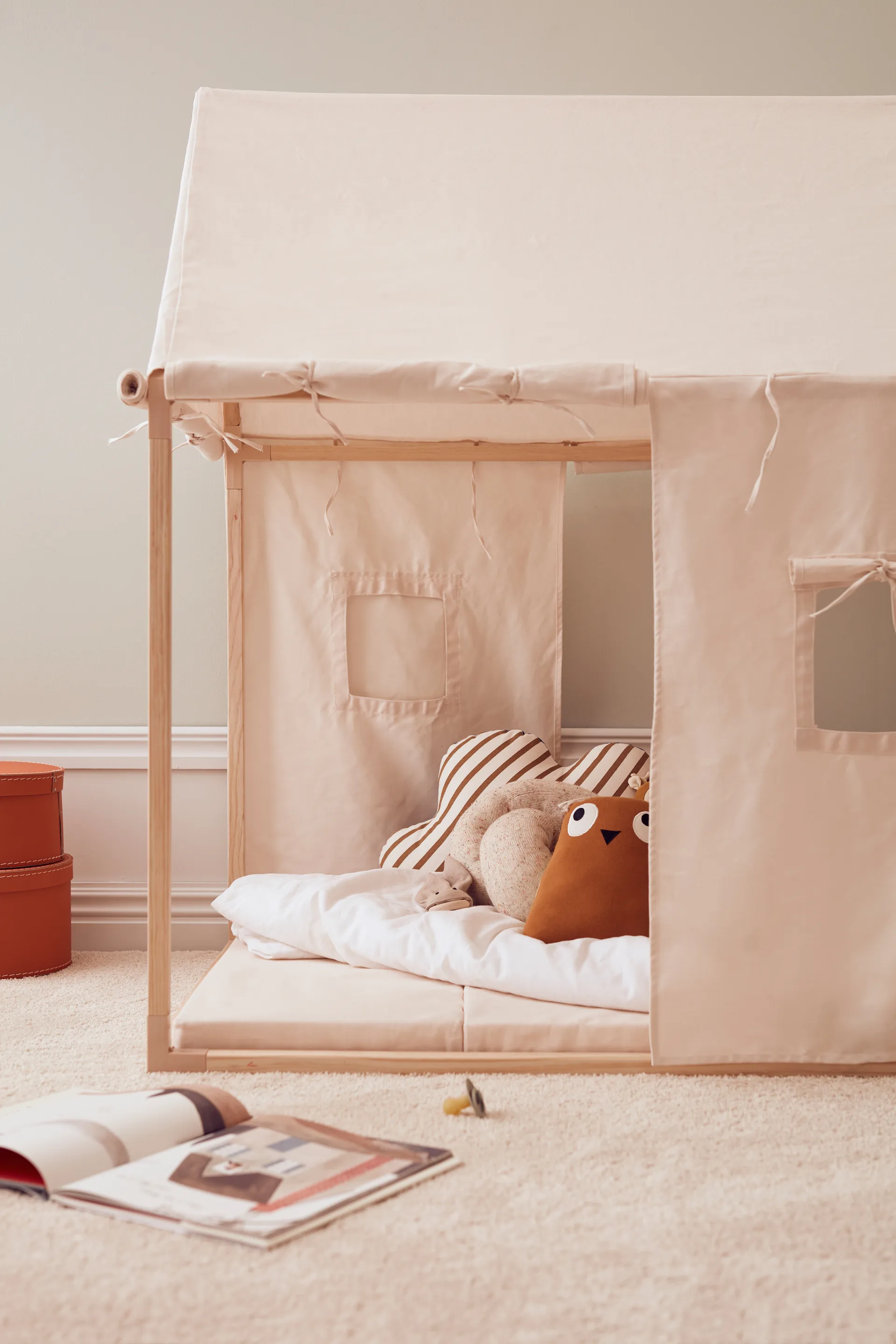 Kid's Base play tent, Natural white Kid's Concept