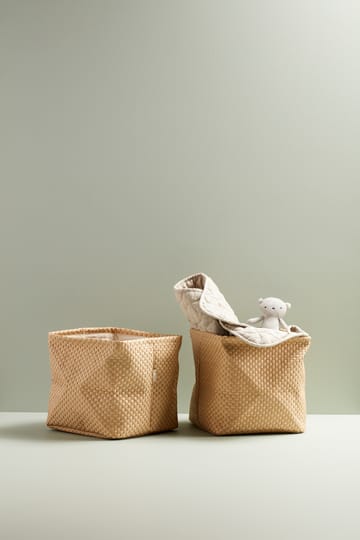 Kid's Base storage box 2-pack 30x30 cm - Natural - Kid's Concept