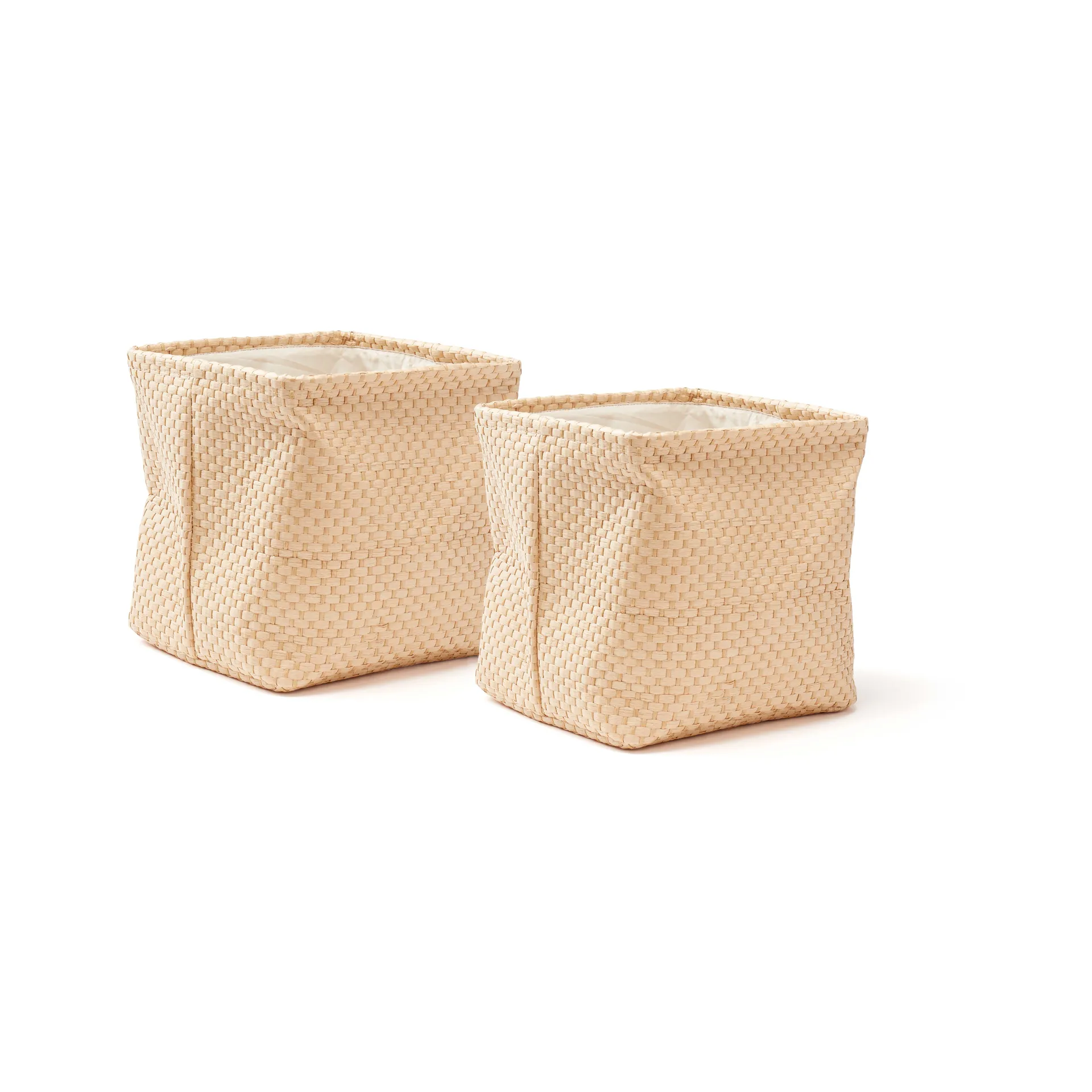 Kid's Base storage box 2-pack 30x30 cm, Natural Kid's Concept