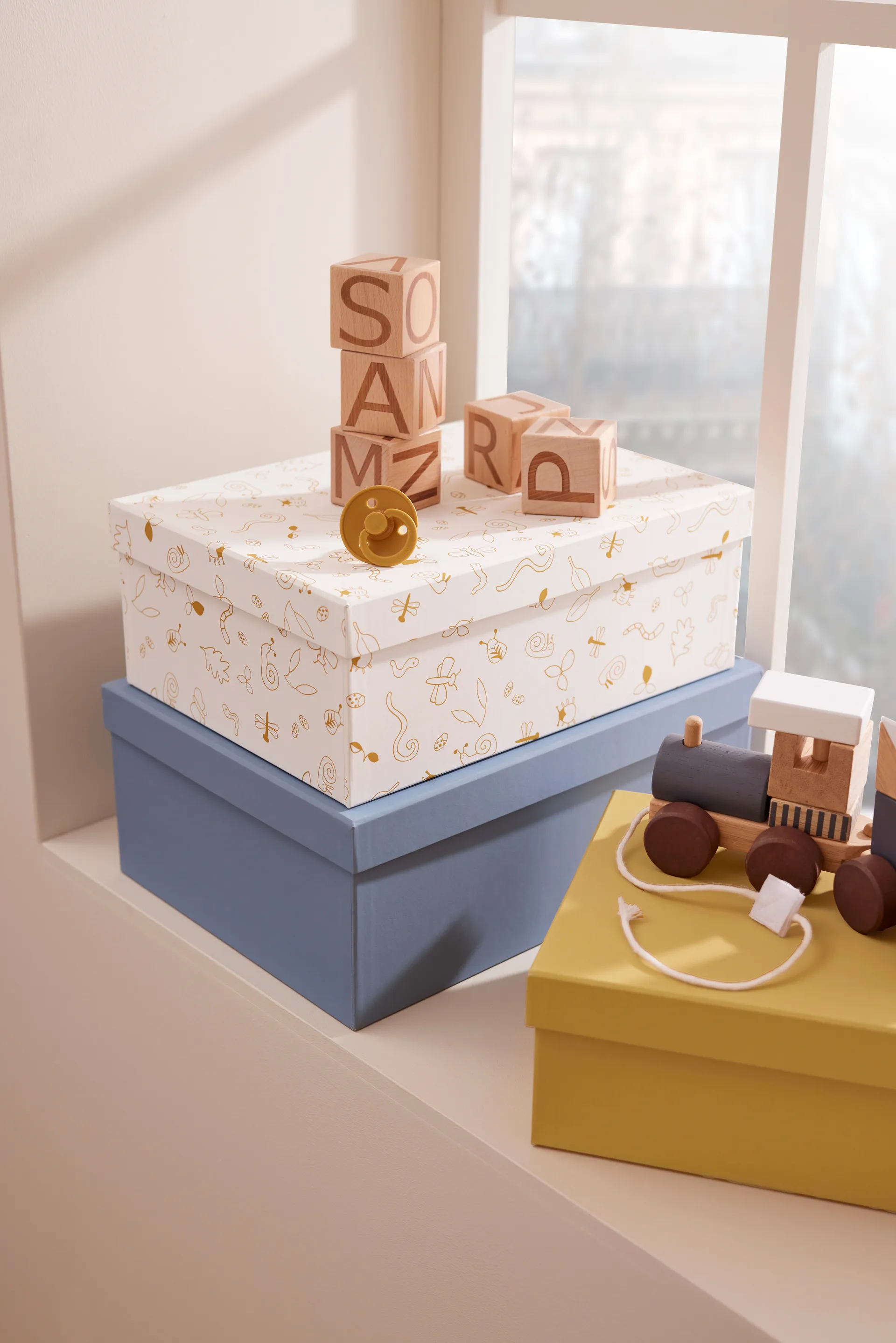 Kid's Base storage box set, Blue Kid's Concept