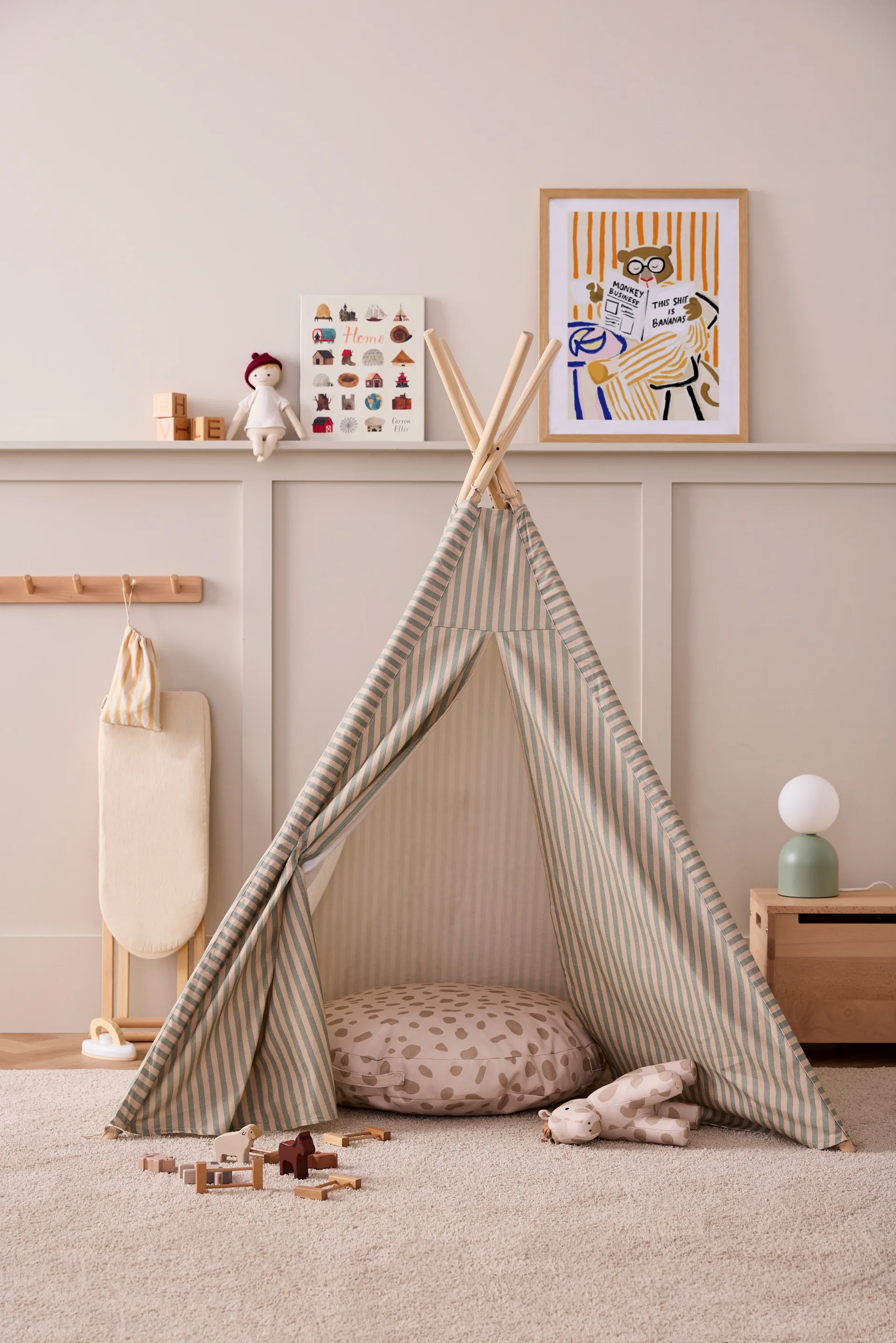 Kid's Base teepee 100x95x140 cm, Rand Kid's Concept