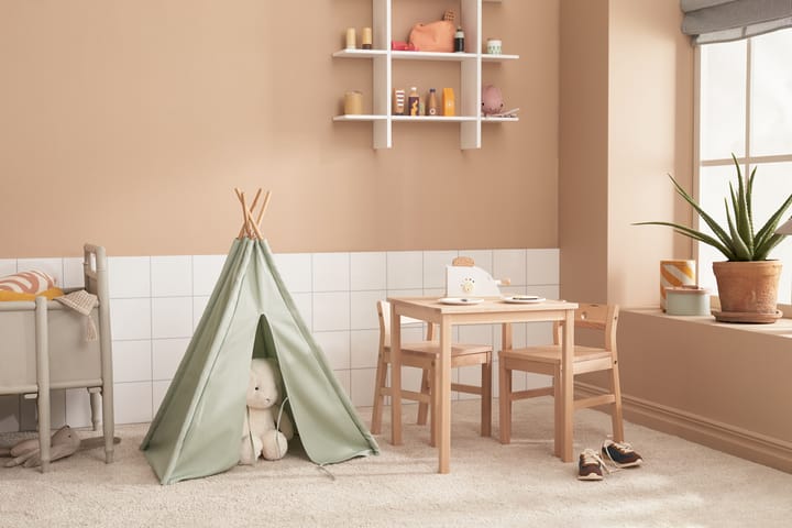 Kid's Base teepee tent mini - Light-green - Kid's Concept
