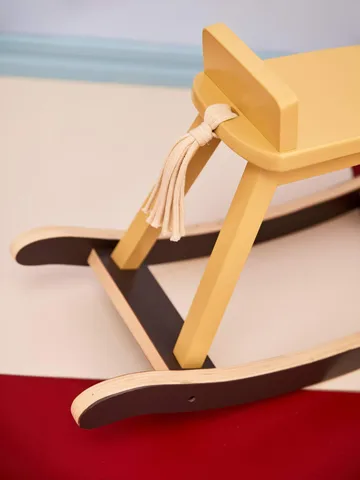 Kid's Concept rocking horse - Honey yellow - Kid's Concept
