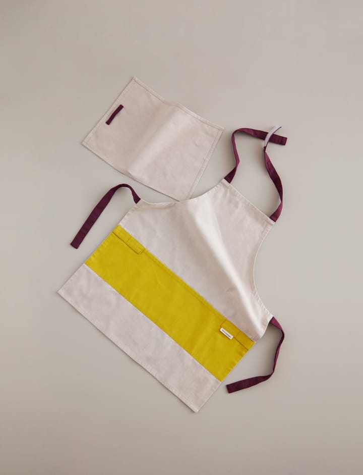 Kid's Hub apron set - Grey - Kid's Concept