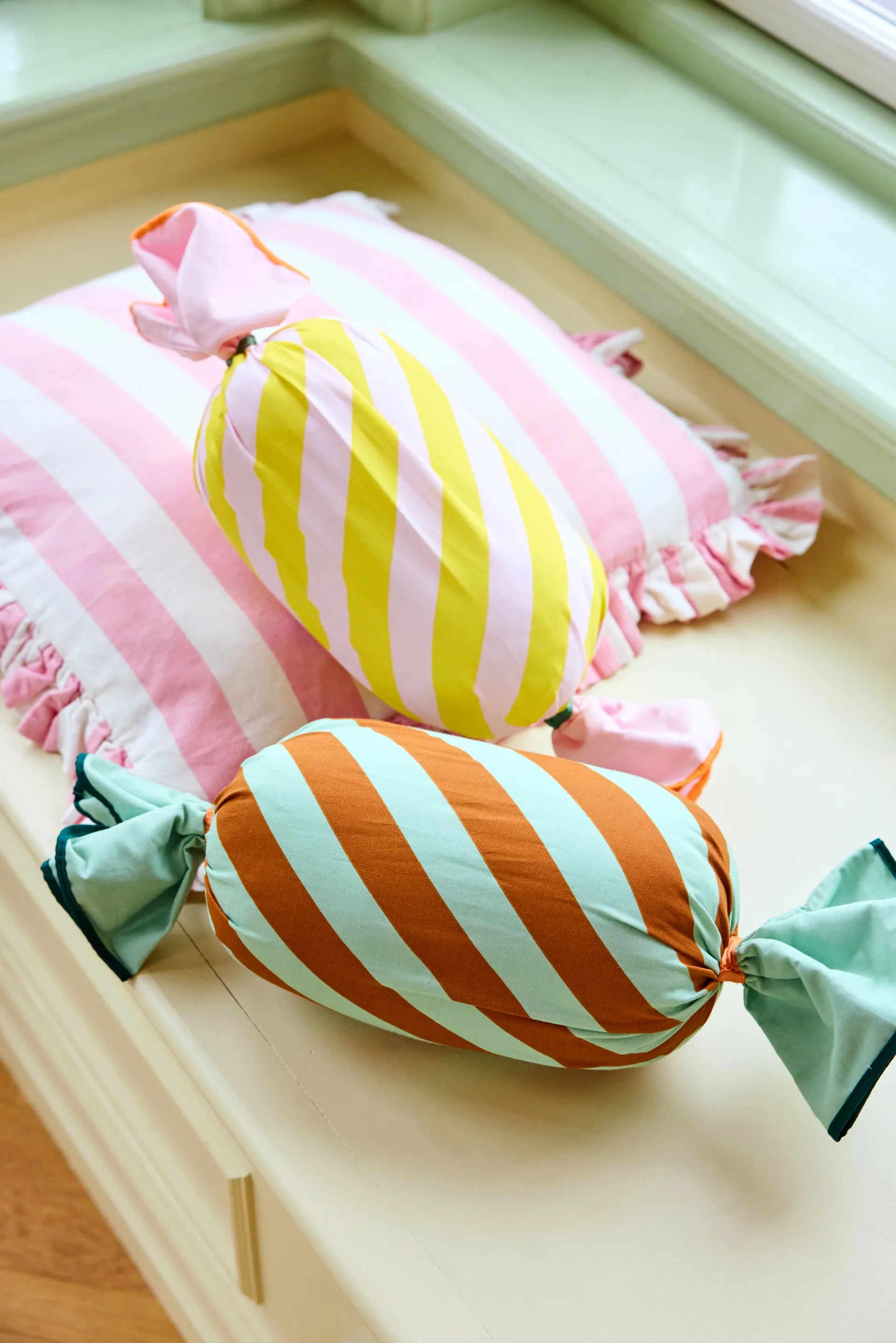 Pippi caramel cushion, Pink, 53x16 cm Kid's Concept