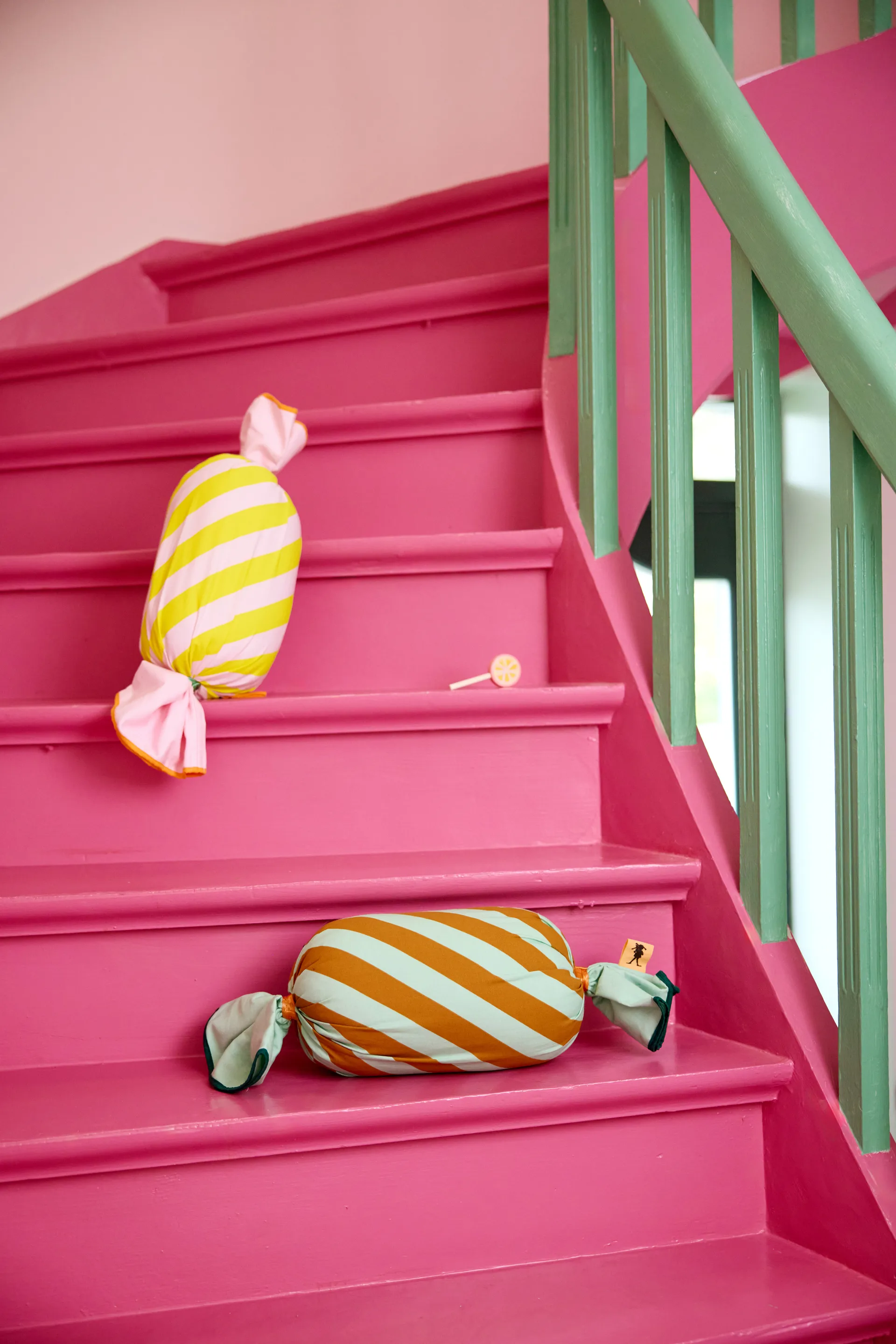 Pippi caramel cushion, Pink, 53x16 cm Kid's Concept