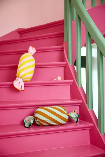 Pippi caramel cushion - Pink, 53x16 cm - Kid's Concept