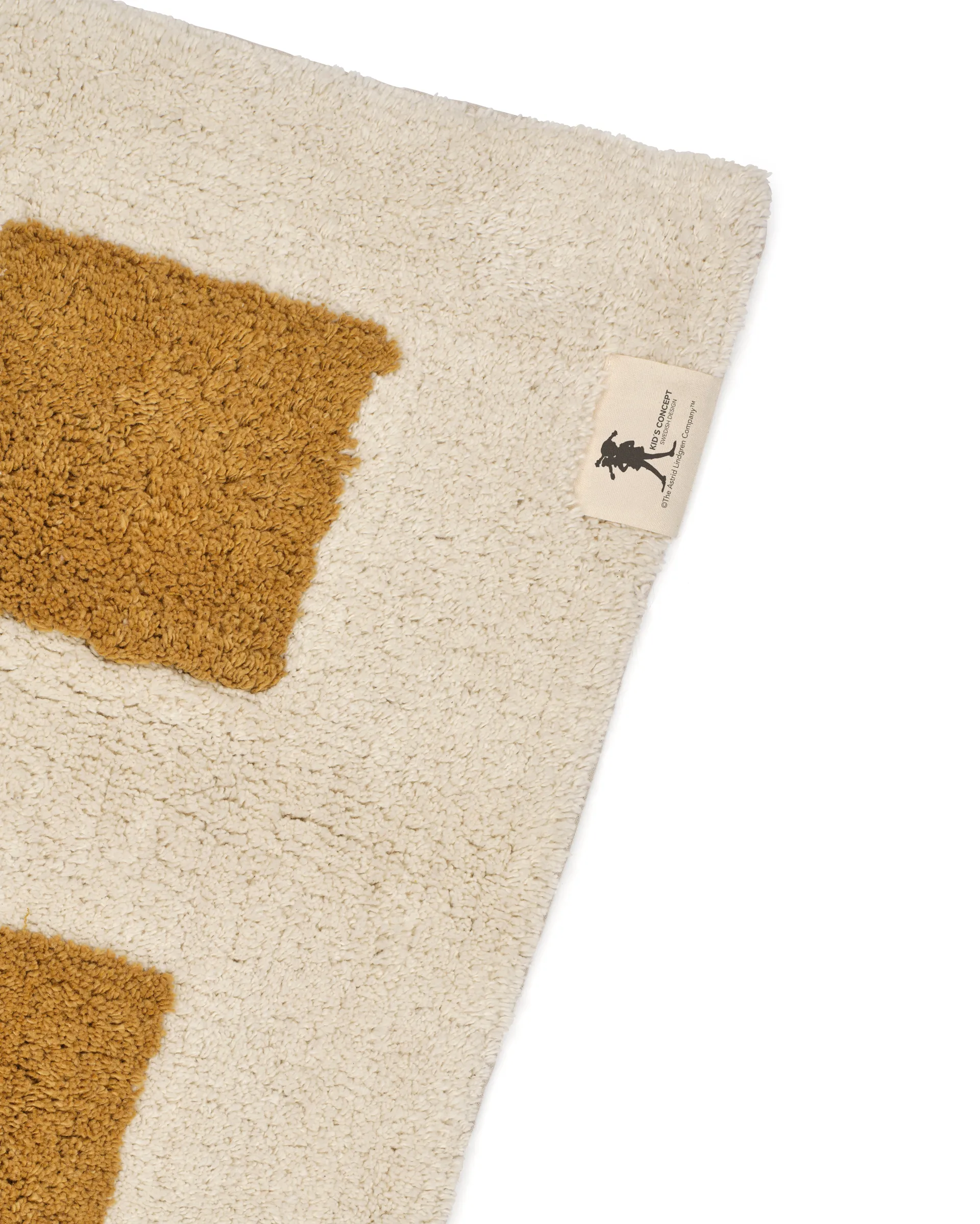 Pippi check rug, Khaki, 120x160 cm Kid's Concept
