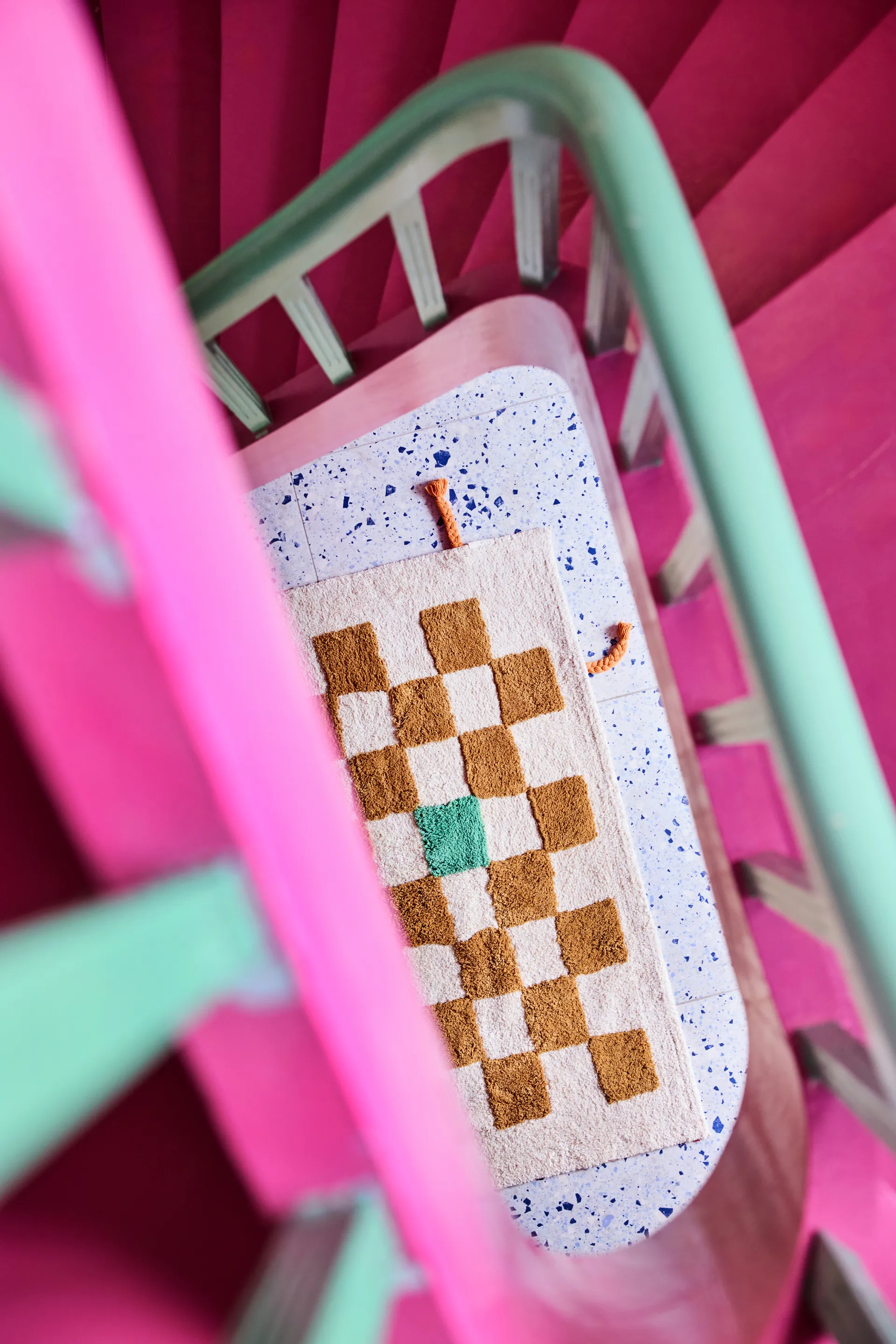 Pippi check rug, Khaki, 120x160 cm Kid's Concept