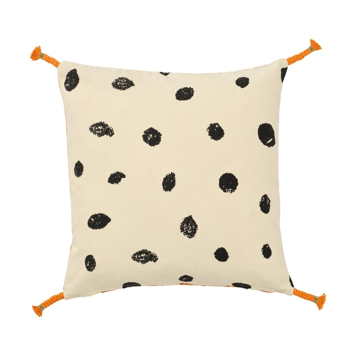 Pippi cushion cover 50x50 cm - White-orange - Kid's Concept