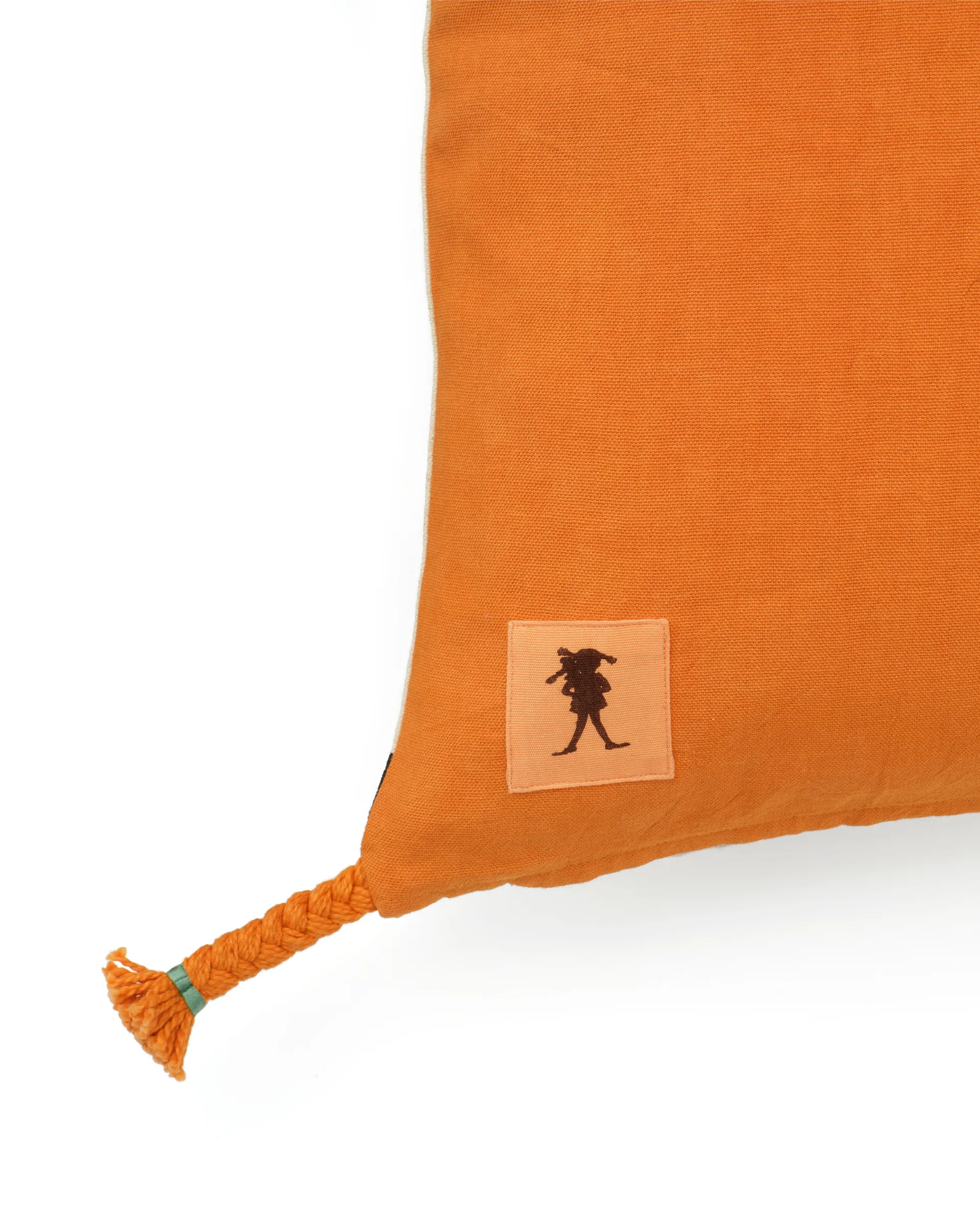 Pippi cushion cover 50x50 cm, White-orange Kid's Concept