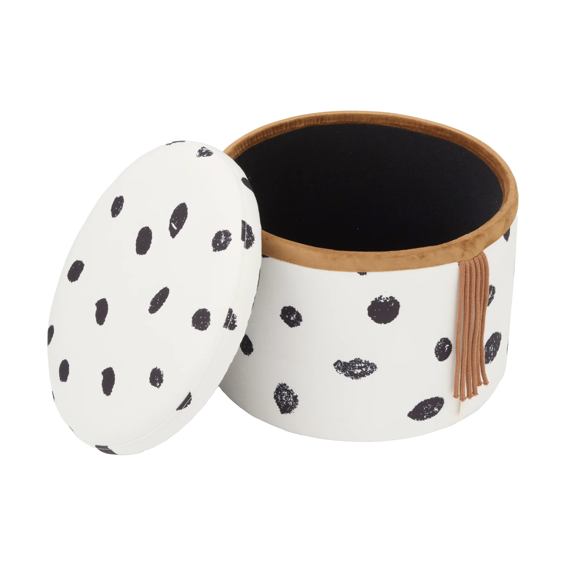 Pippi pouf with storage Ø40x30.5 cm, Multi Kid's Concept