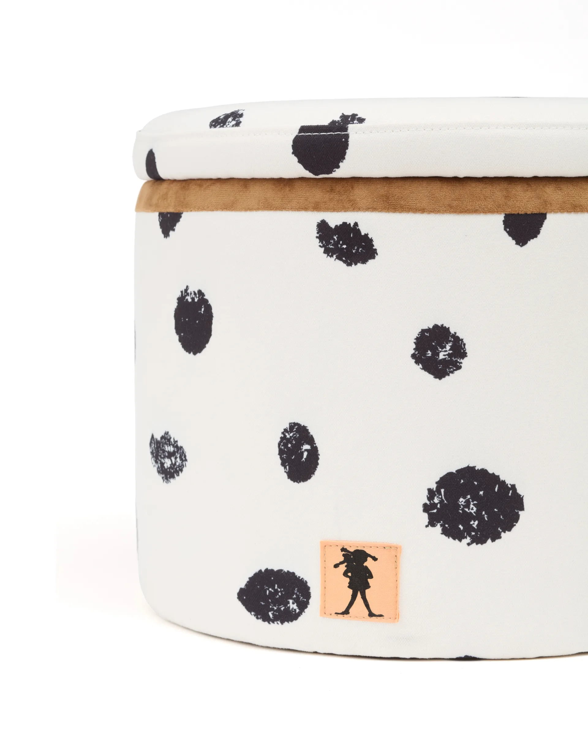 Pippi pouf with storage Ø40x30.5 cm, Multi Kid's Concept