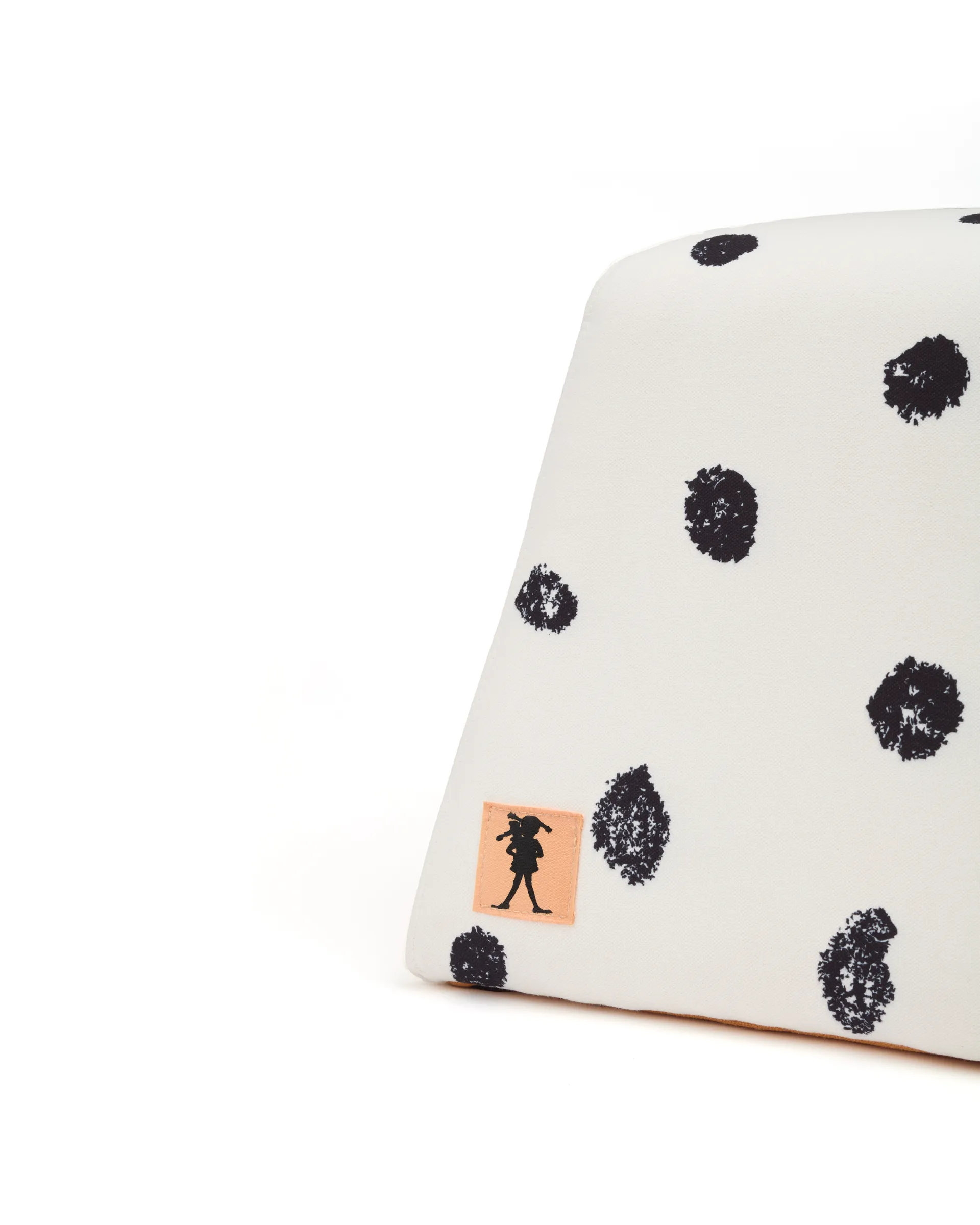 Pippi stool, White-orange Kid's Concept
