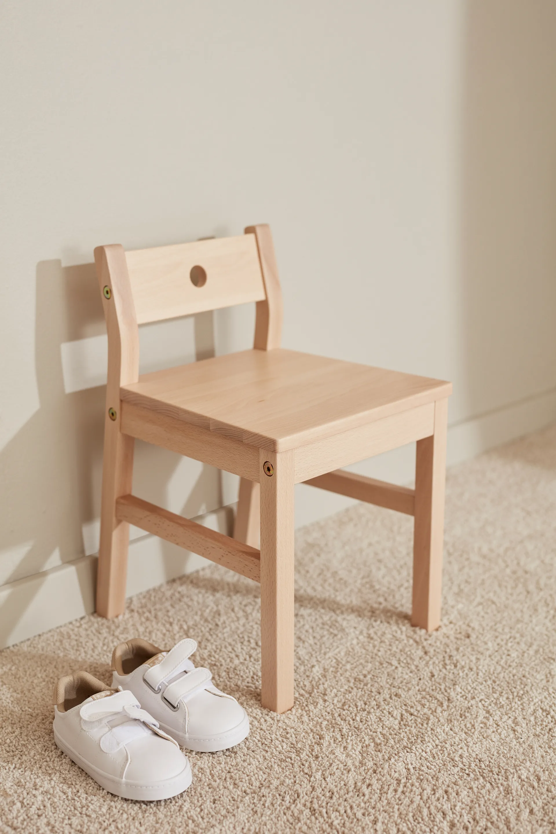 Saga blonde chair, Beech Kid's Concept
