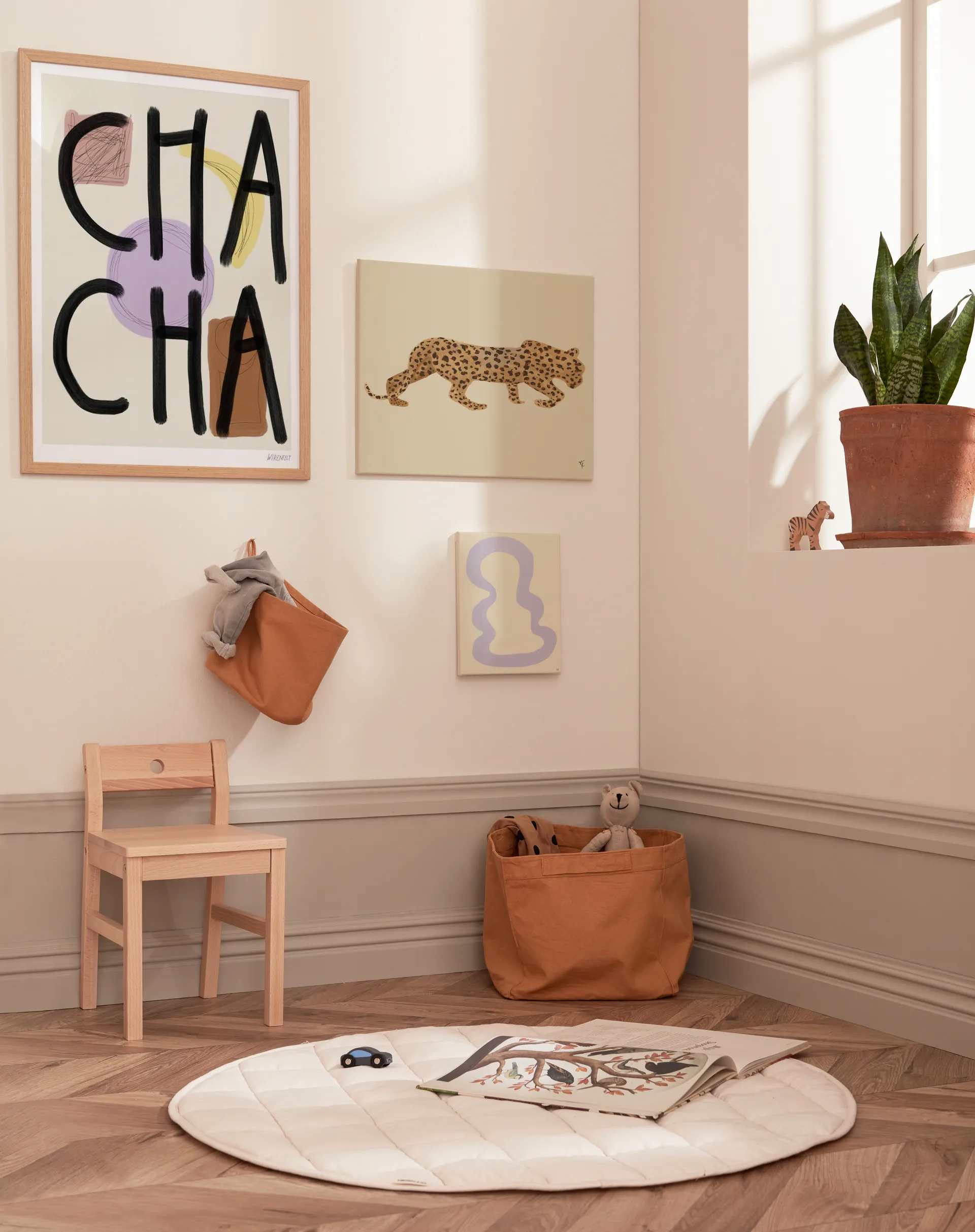 Saga blonde chair, Beech Kid's Concept
