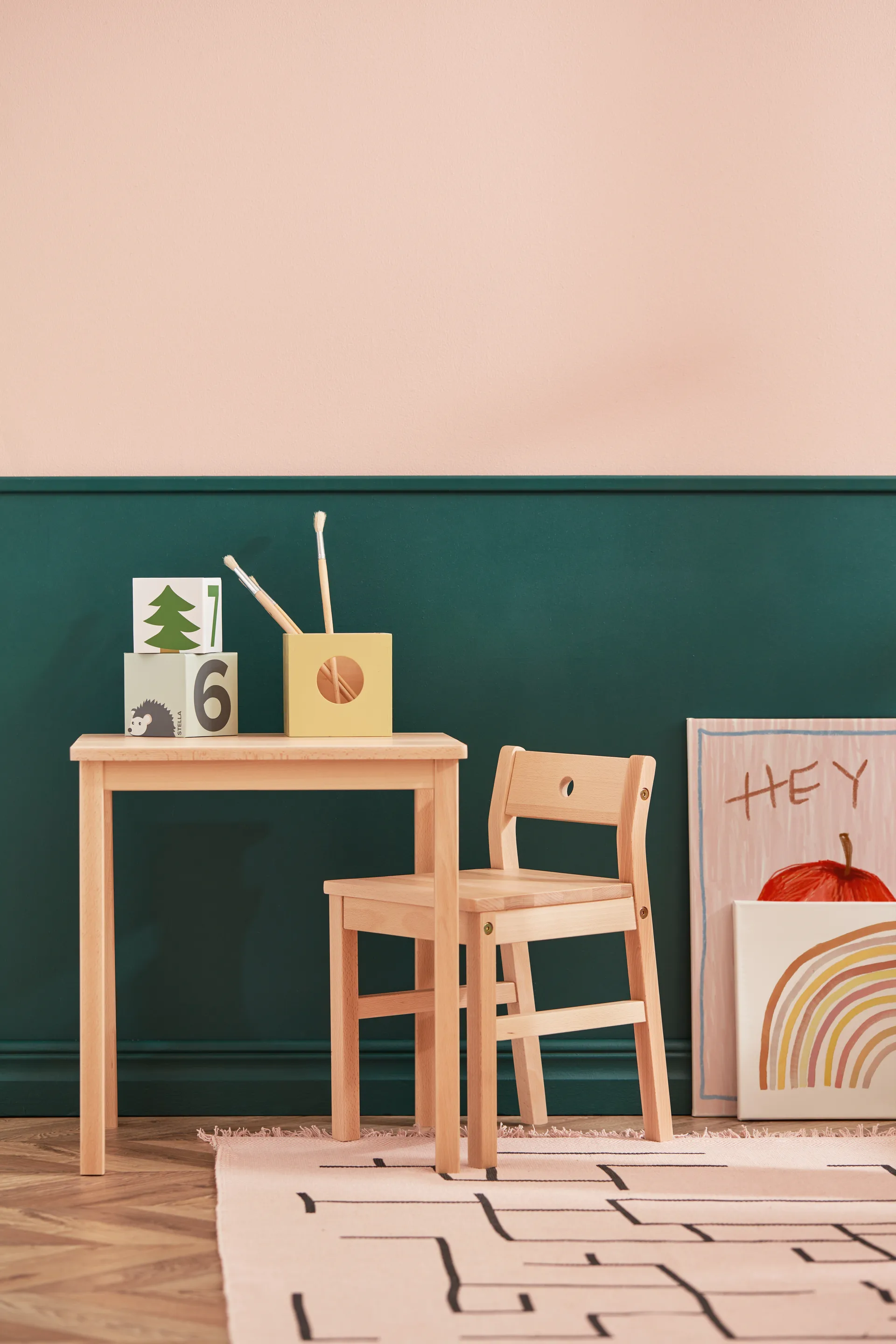 Saga blonde chair, Beech Kid's Concept