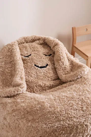 Snuggle bean bag chair - Beige, Ø80x50 cm - Kid's Concept