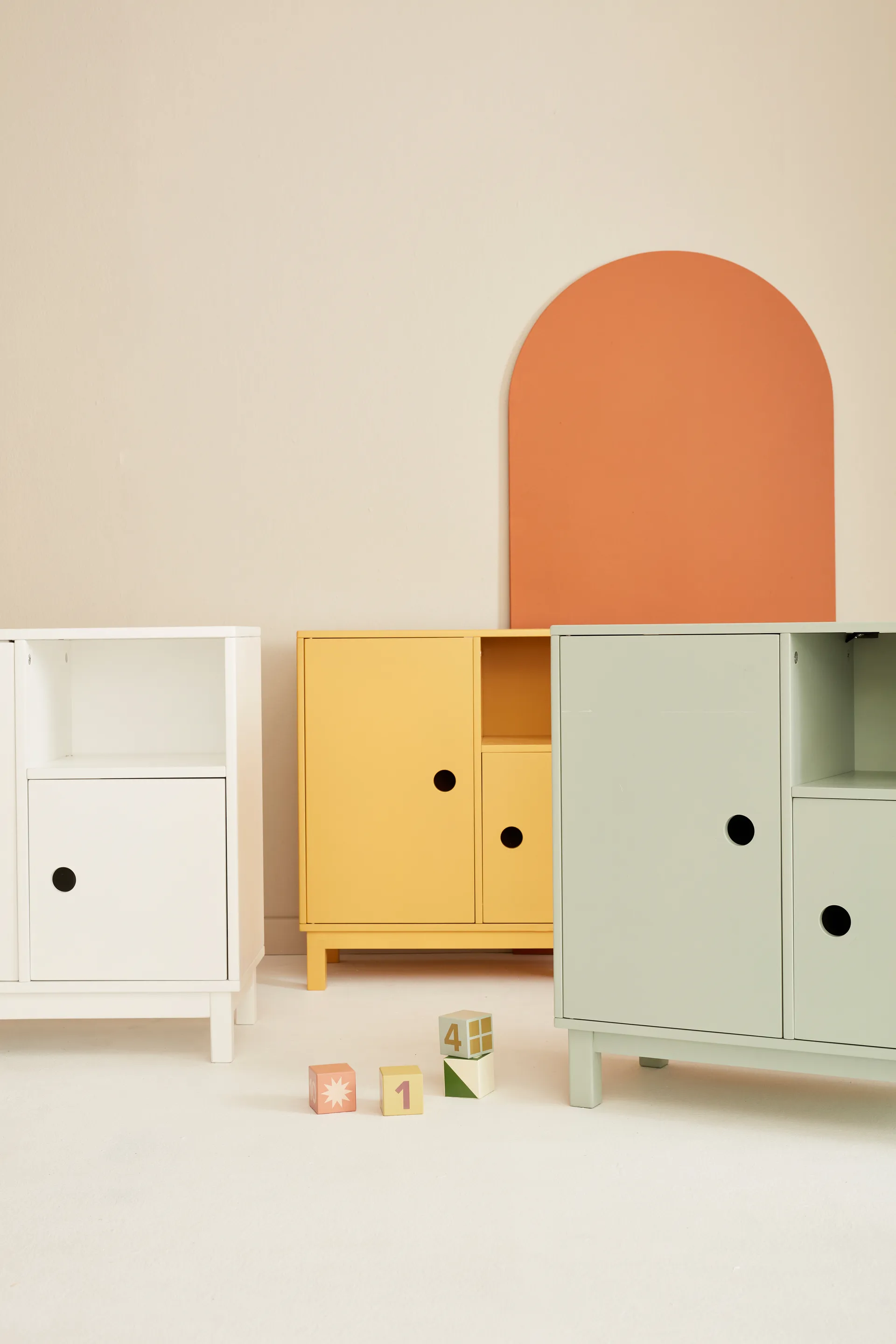 Star cupboard, Light-green Kid's Concept