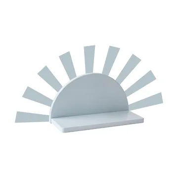 Star shelf circle incl stickers - Blue - Kid's Concept