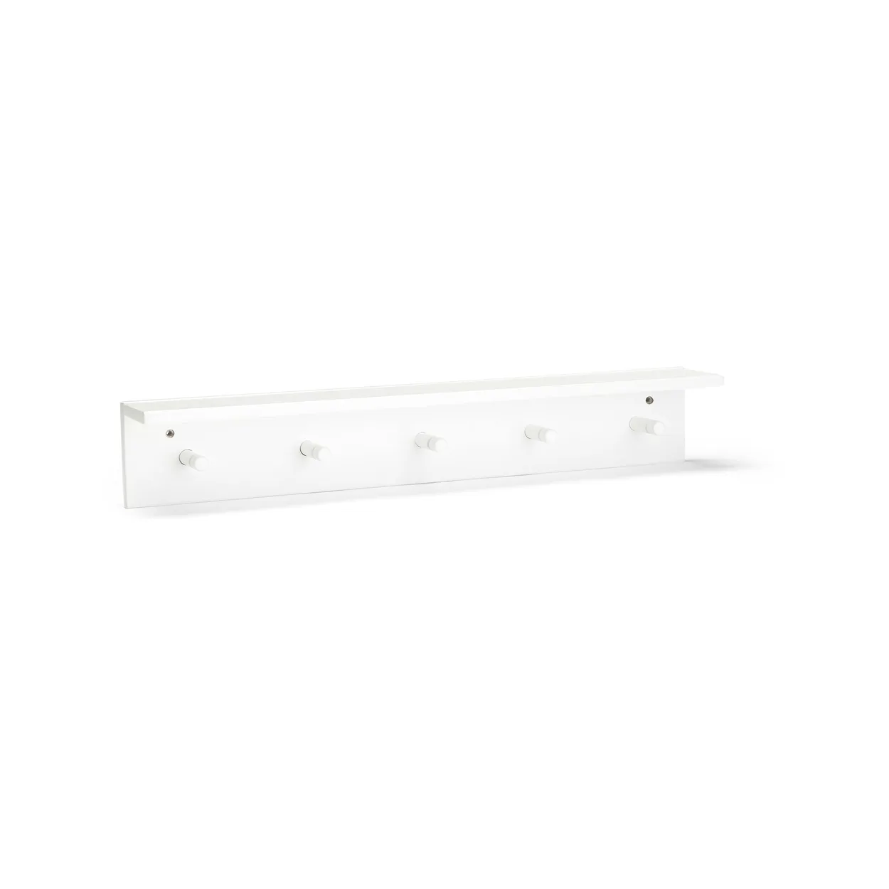 Kid's Concept Star shelf with hooks White | Scandinavian Design | Children's room accessories | White