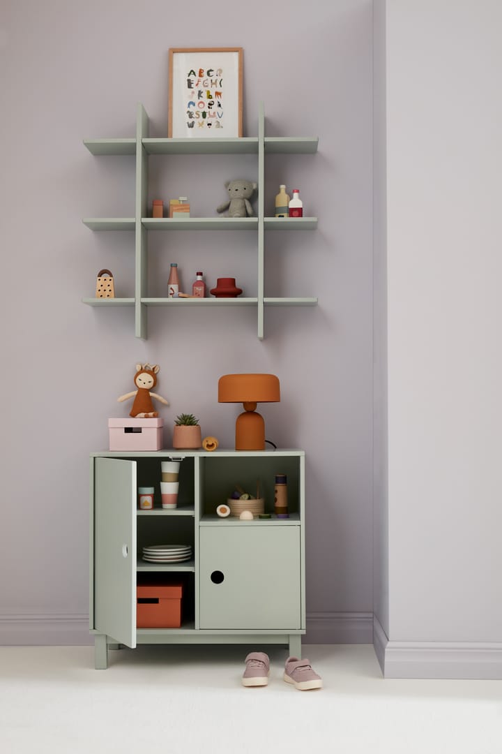 Star wall shelf 3 shelves, Light-green Kid's Concept