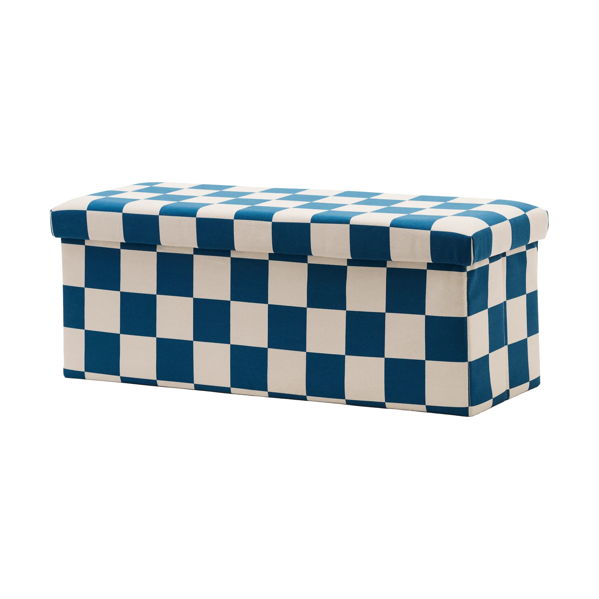 Storage ottoman cube, Teal, 80x30x30 cm Kid's Concept