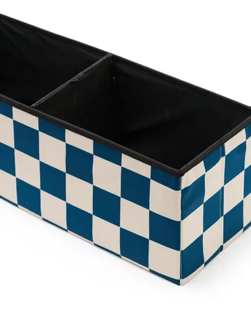 Storage ottoman cube - Teal, 80x30x30 cm - Kid's Concept