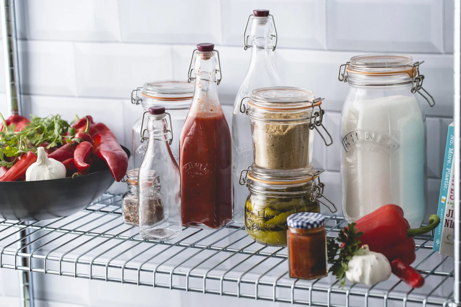 Kilner bottle with swing top, Clear, 0.55 L Kilner