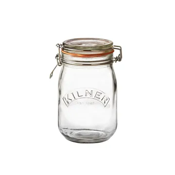 Kilner bottle with swing top - Clear, 1 L - Kilner