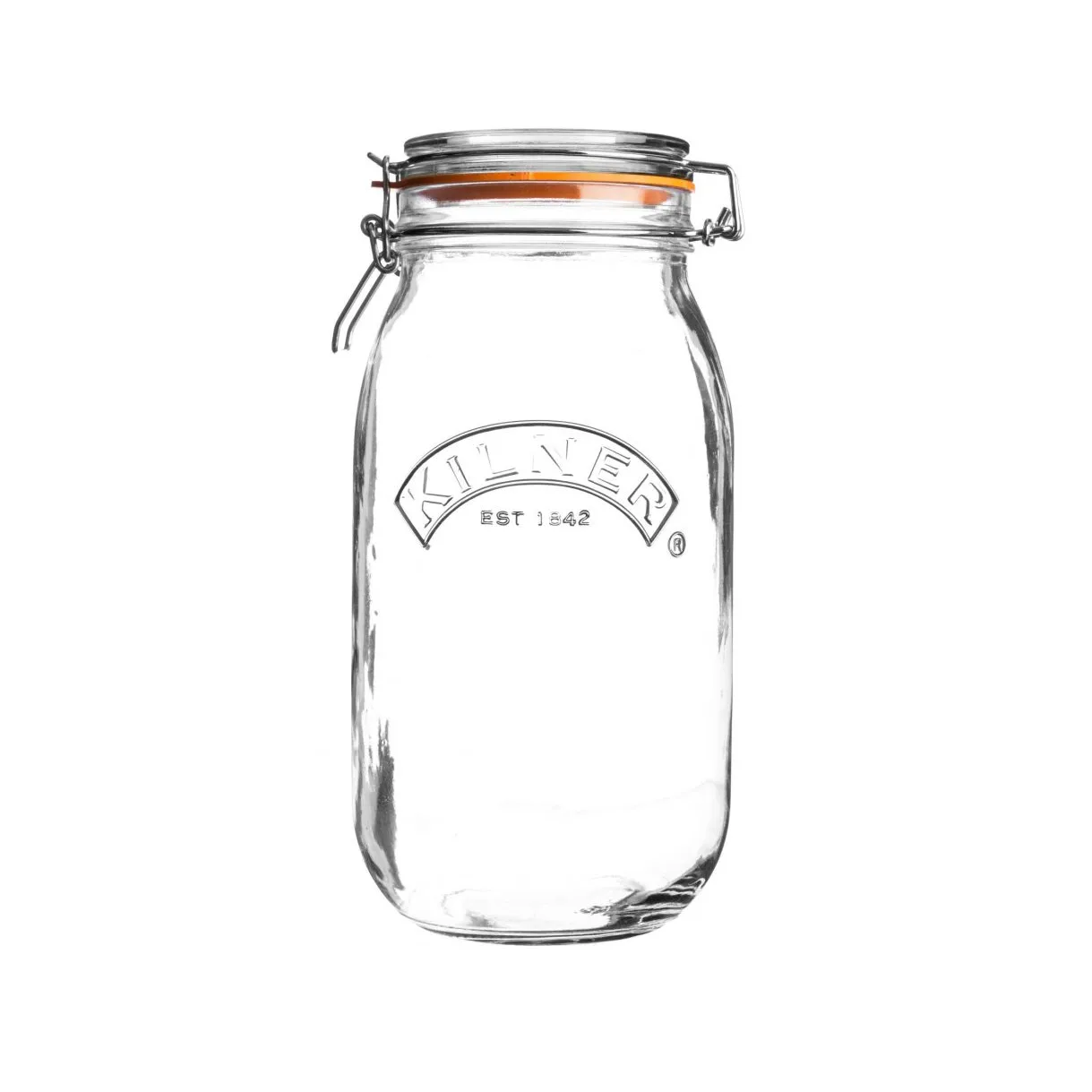 Kilner bottle with swing top, Clear, 1 L Kilner
