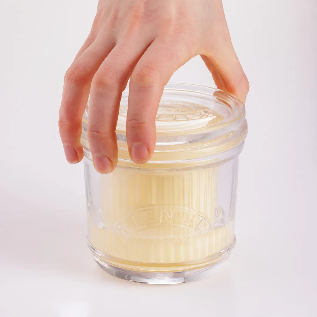 Kilner butter dish, Clear Kilner