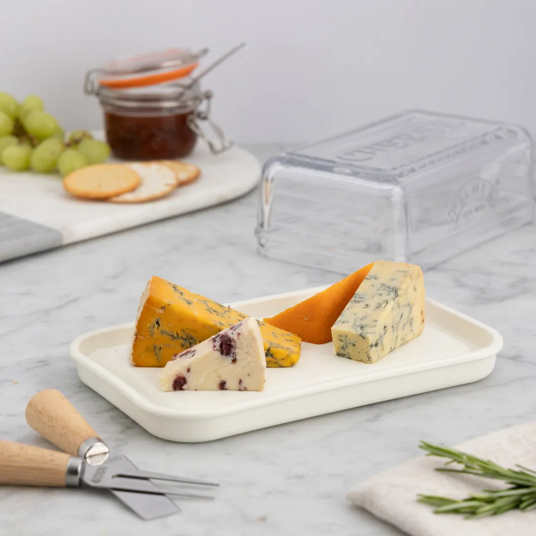 Kilner cheese storage, Clear white Kilner