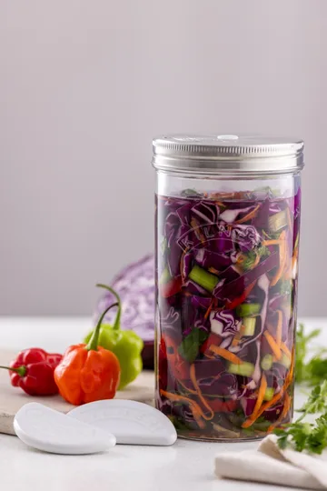 Kilner fermentation set - Clear-stainless steel, 1 L - Kilner