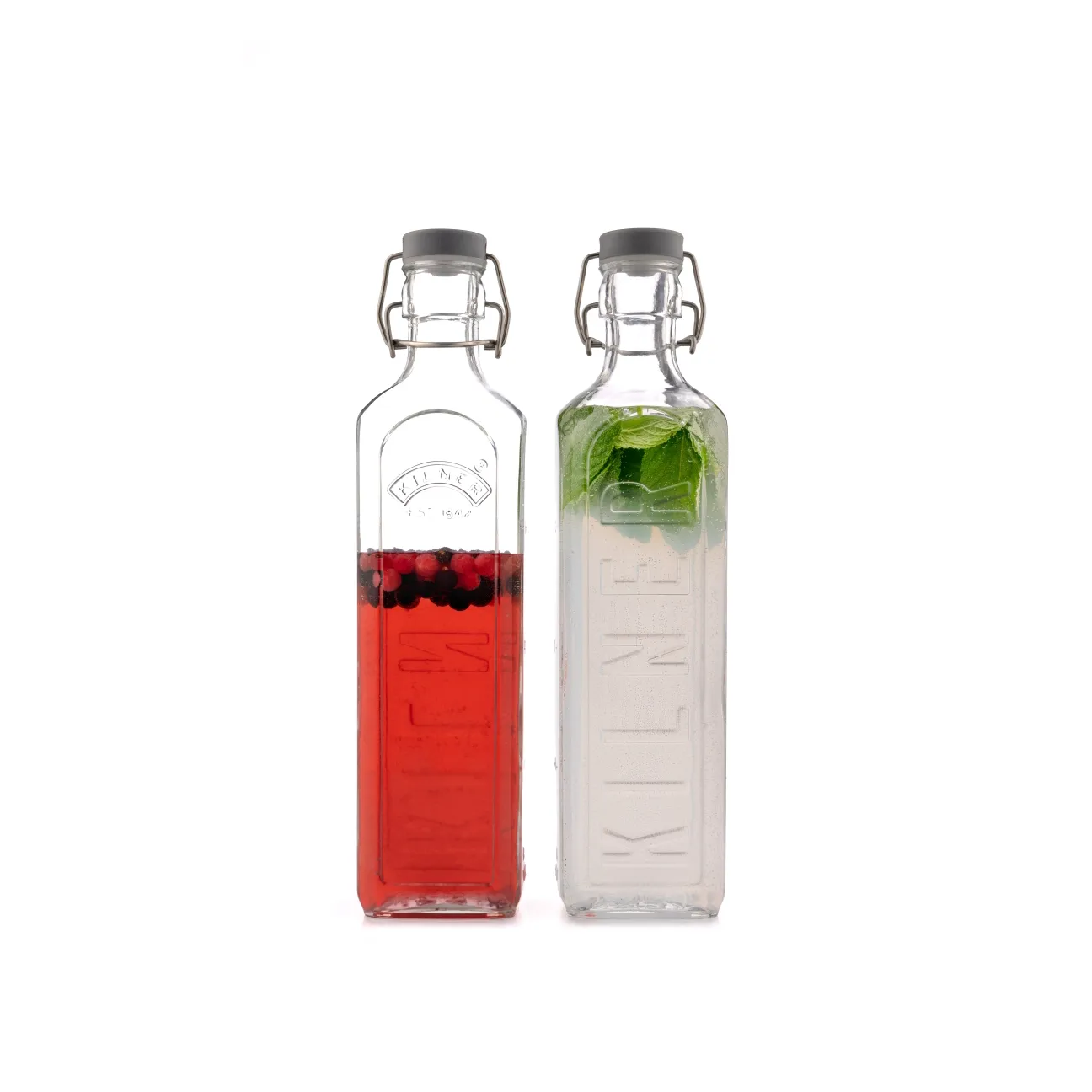 Kilner FRESH spice jar square, Clear-grey, 160 ml Kilner