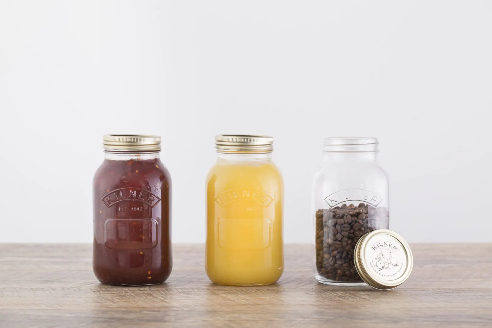 Kilner FRESH spice jars, Clear-grey, 4-pack, 160 ml Kilner