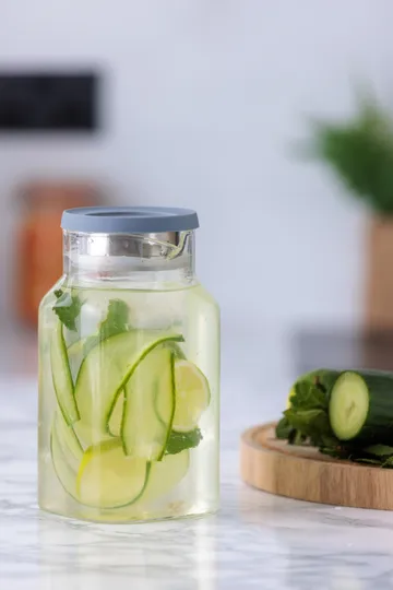 Kilner FRESH storage jar - Clear-grey, 0.5 L - Kilner