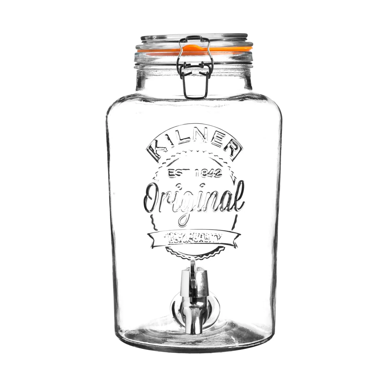 Kilner glass container with tap 5 L Transparent | Scandinavian Design | Storage jars | Transparent