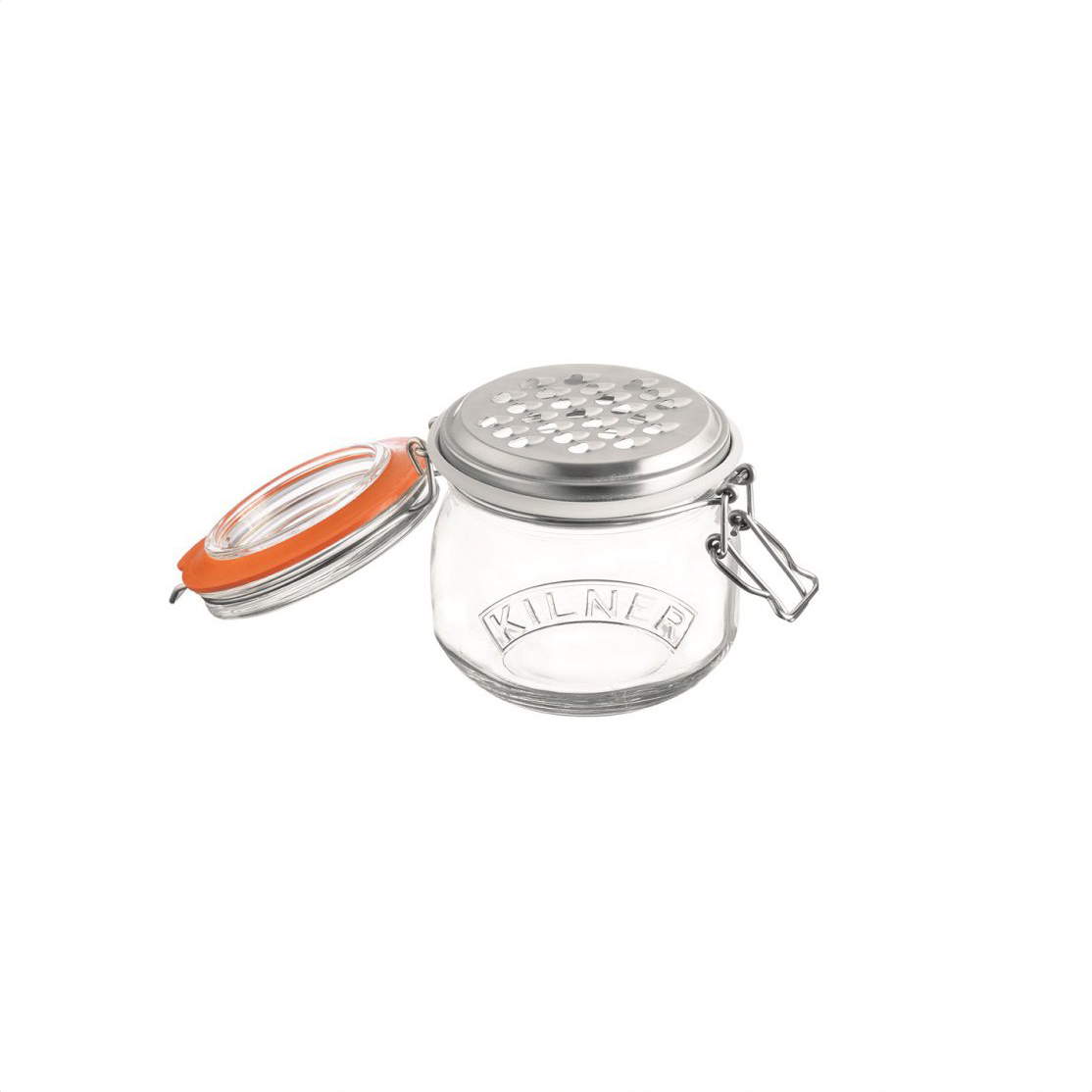 Kilner grater with jar 0,5 L | Scandinavian Design | Transparent
