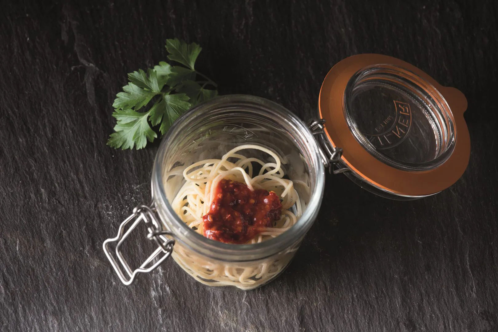 Kilner round jar with clamp, Clear, 1 L Kilner