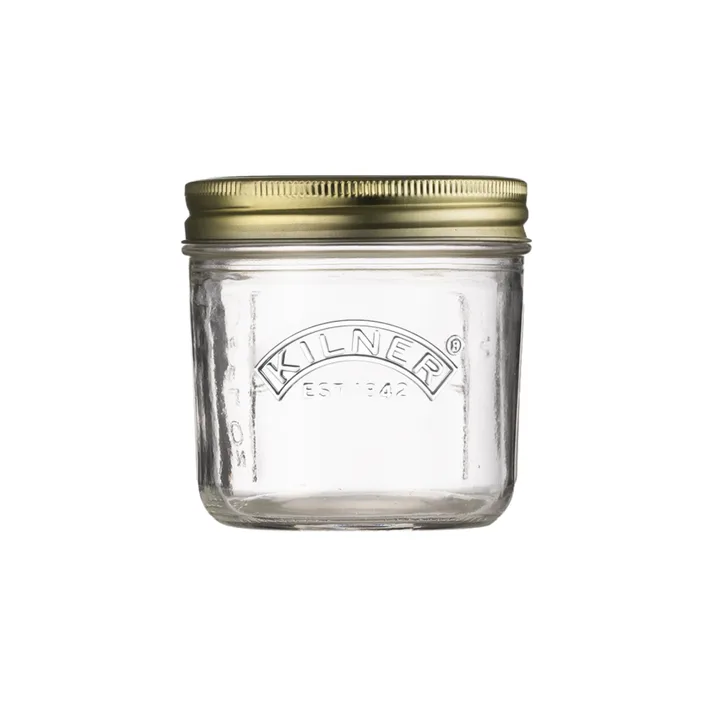 Kilner round jar with clamp - Clear, 125 ml - Kilner