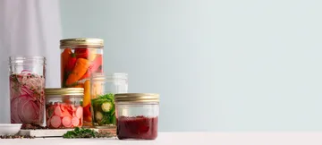Kilner round jar with clamp - Clear, 125 ml - Kilner
