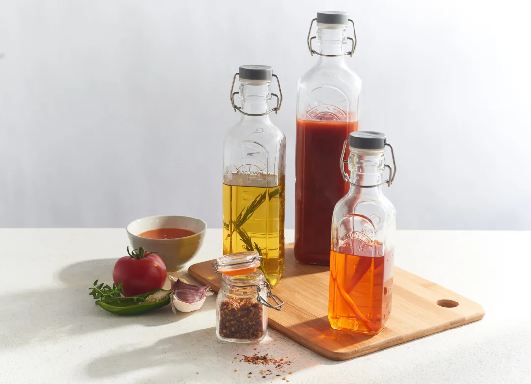 Kilner round jar with clamp, Clear, 2 L Kilner
