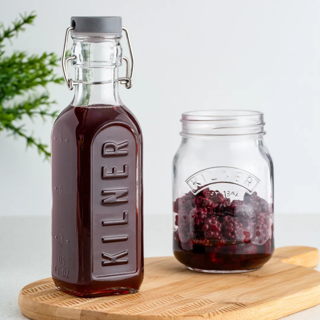 Kilner round jar with clamp, Clear, 2 L Kilner