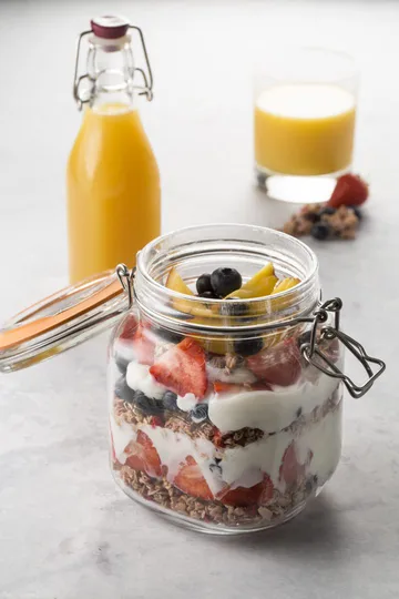 Kilner round preserving jar - Clear-gold, 0.5 L - Kilner